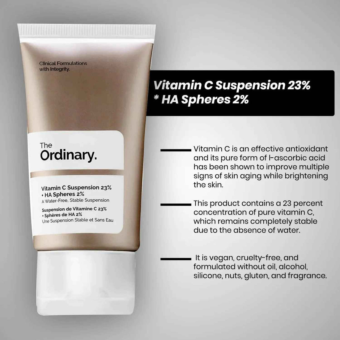 The Ordinary Vitamin C 23% HA Spheres - Brightening Suspension Treatment 30ml