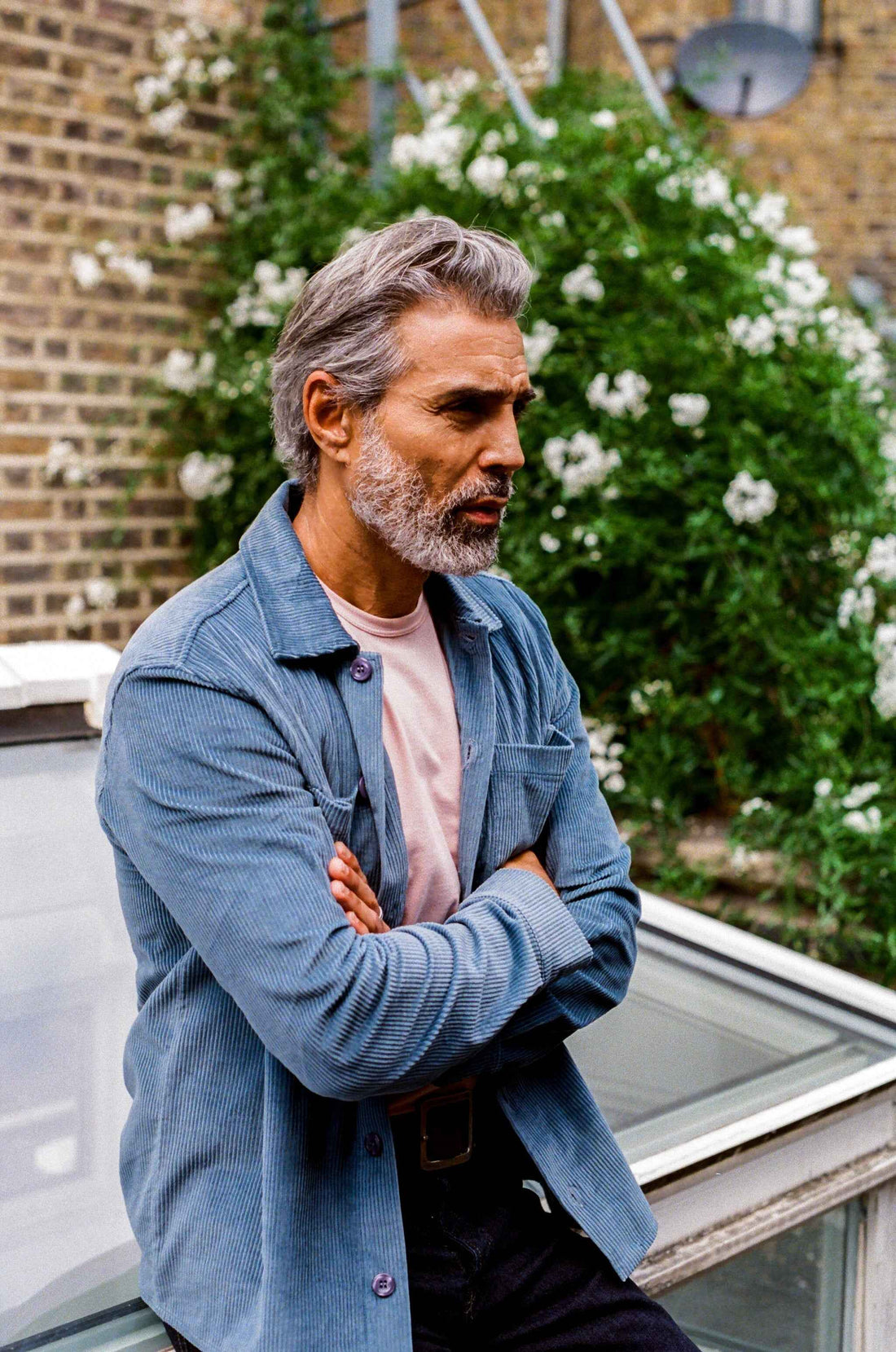 Bart Corduroy Overshirt - Blue