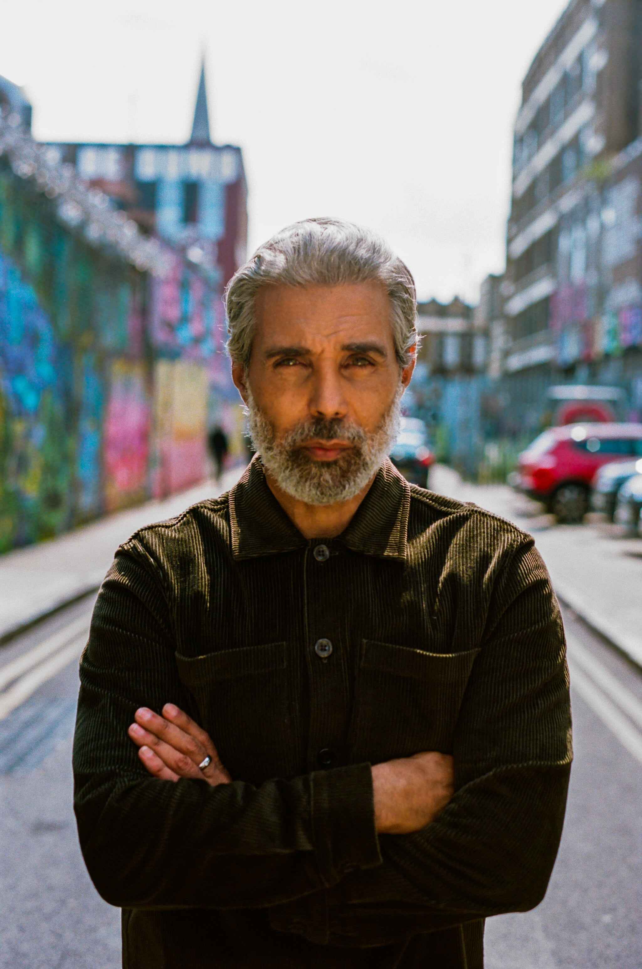 Bart Corduroy Overshirt - Dark Olive