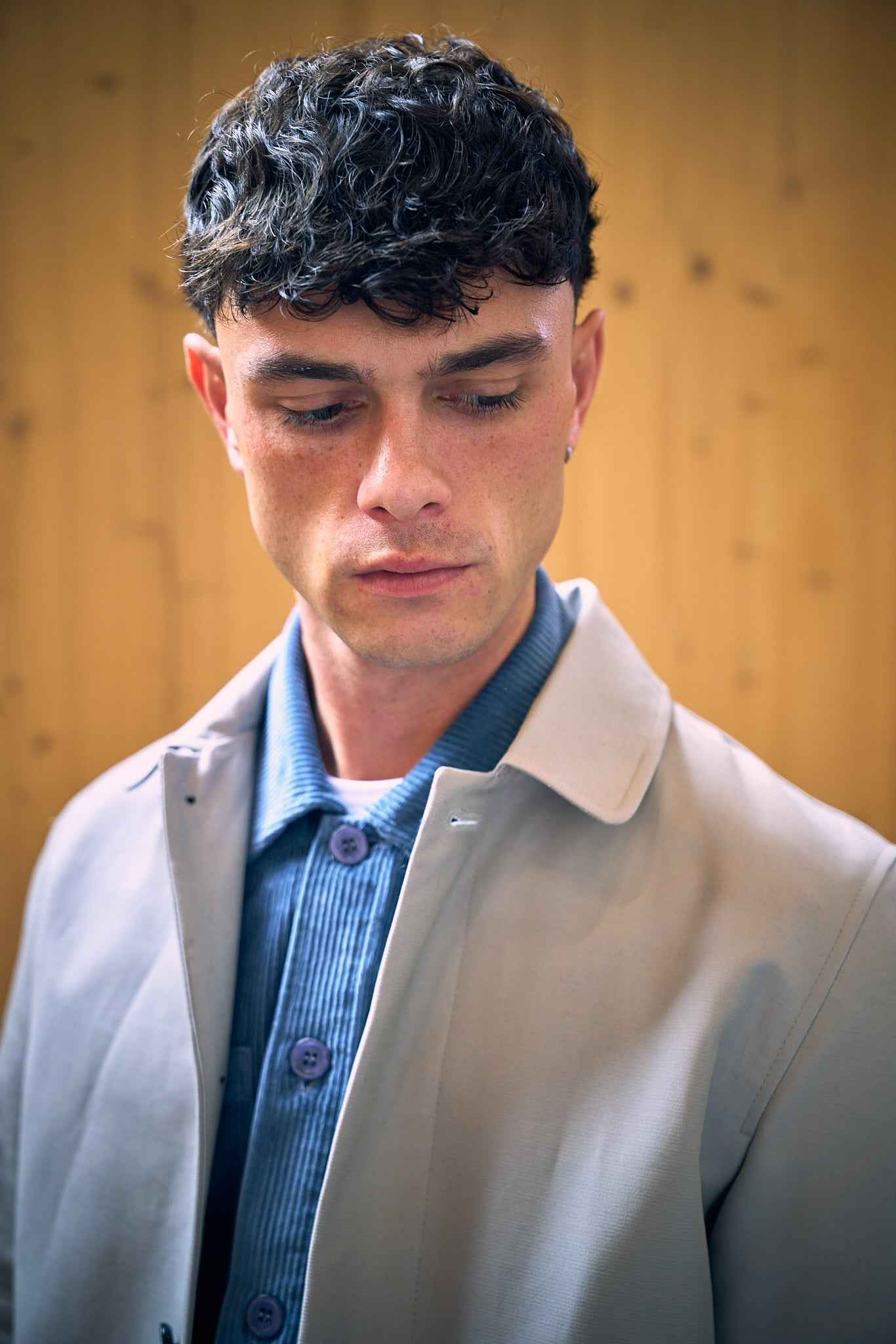 Bart Corduroy Overshirt - Blue