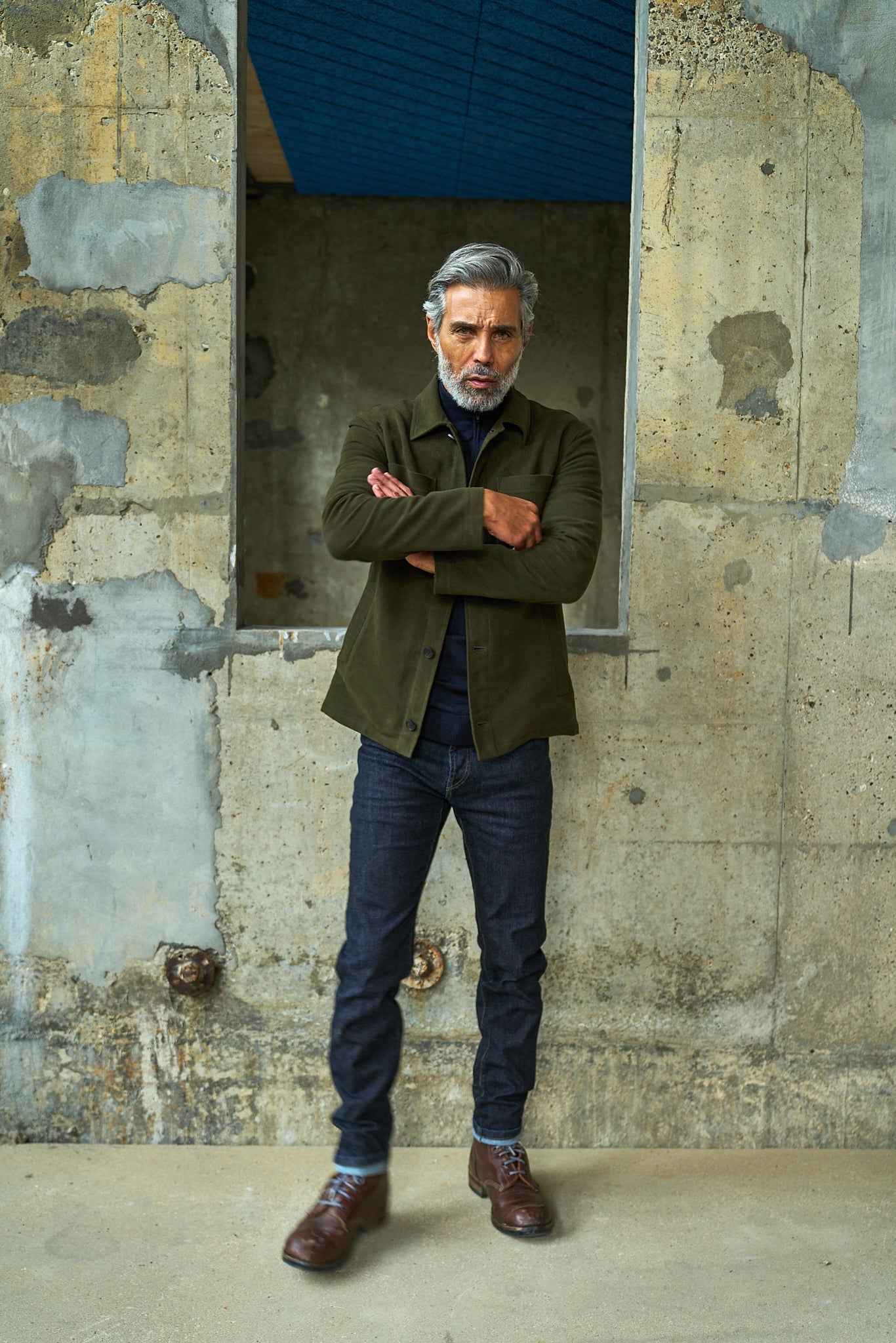 Southend Shacket Unlined - Olive Moleskin