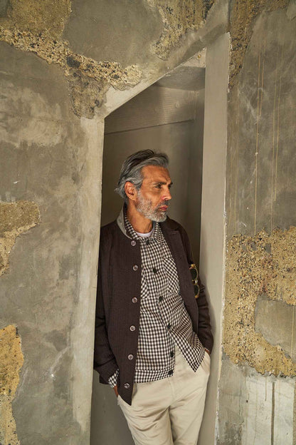 Theydon Overshirt - Chocolate Waffle