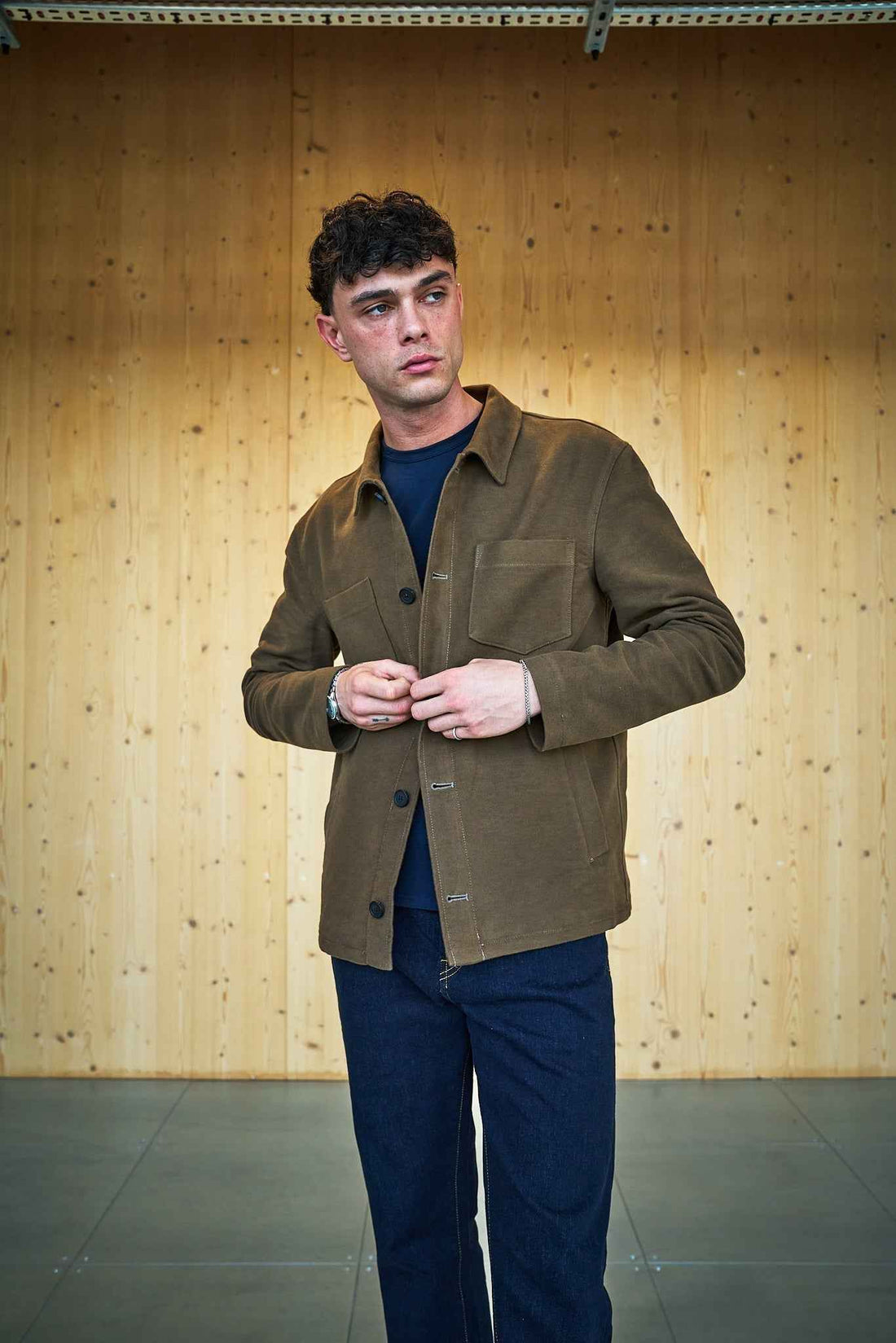 Southend Shacket Unlined - Camel Moleskin