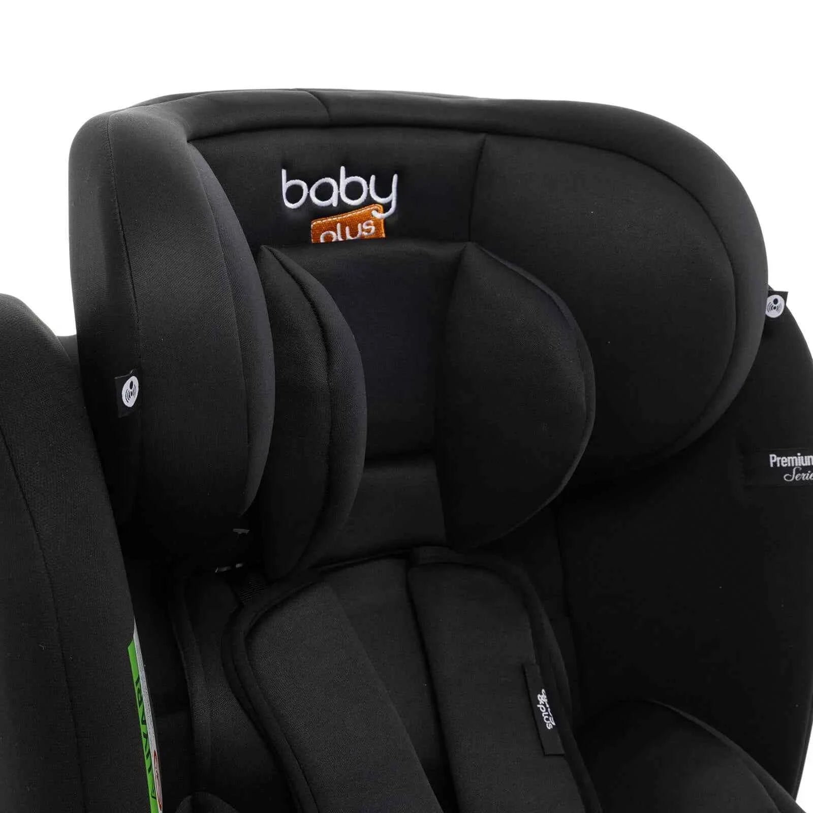 baby plus Orbitfix Group 0+/1/2/3 (Birth to 12 Years) Car Seat - Black