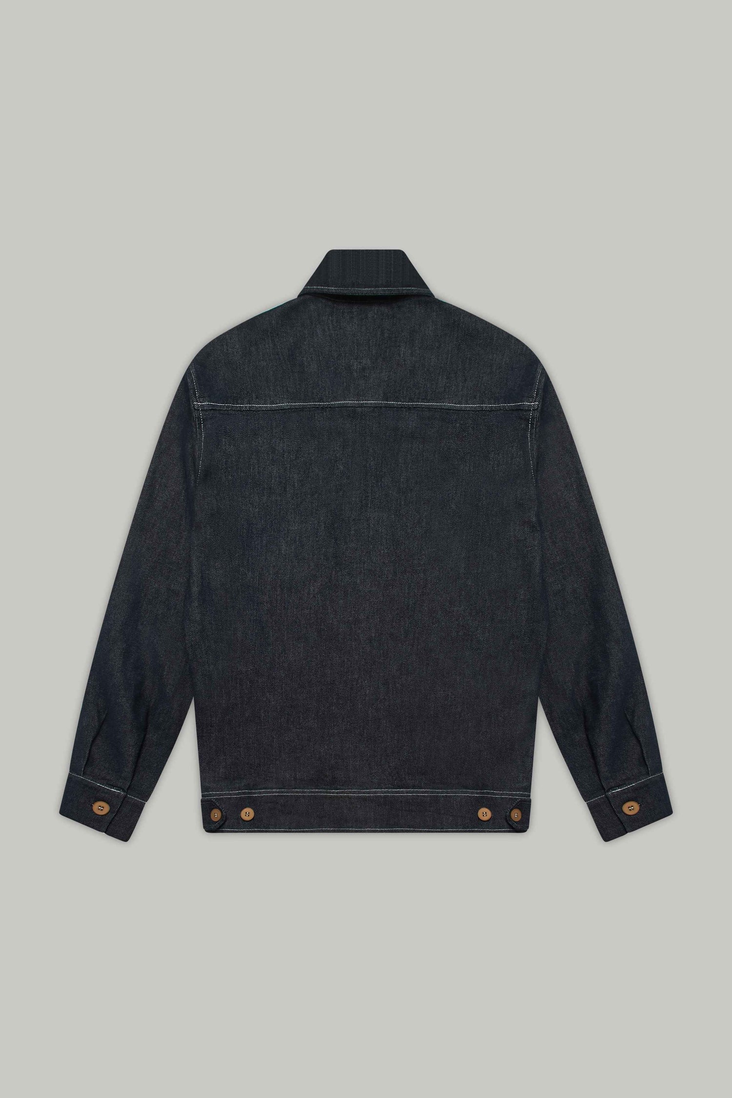 Turner Long Sleeve Shacket - Denim Stay Blue