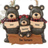 Decoration Bear Family Pendant DIY Name Christmas Tree Personalized Charm Father&