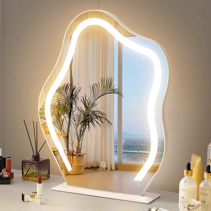 Vanity Makeup Mirror with Lights Cloud Shape 45x55cm FENCHILIN