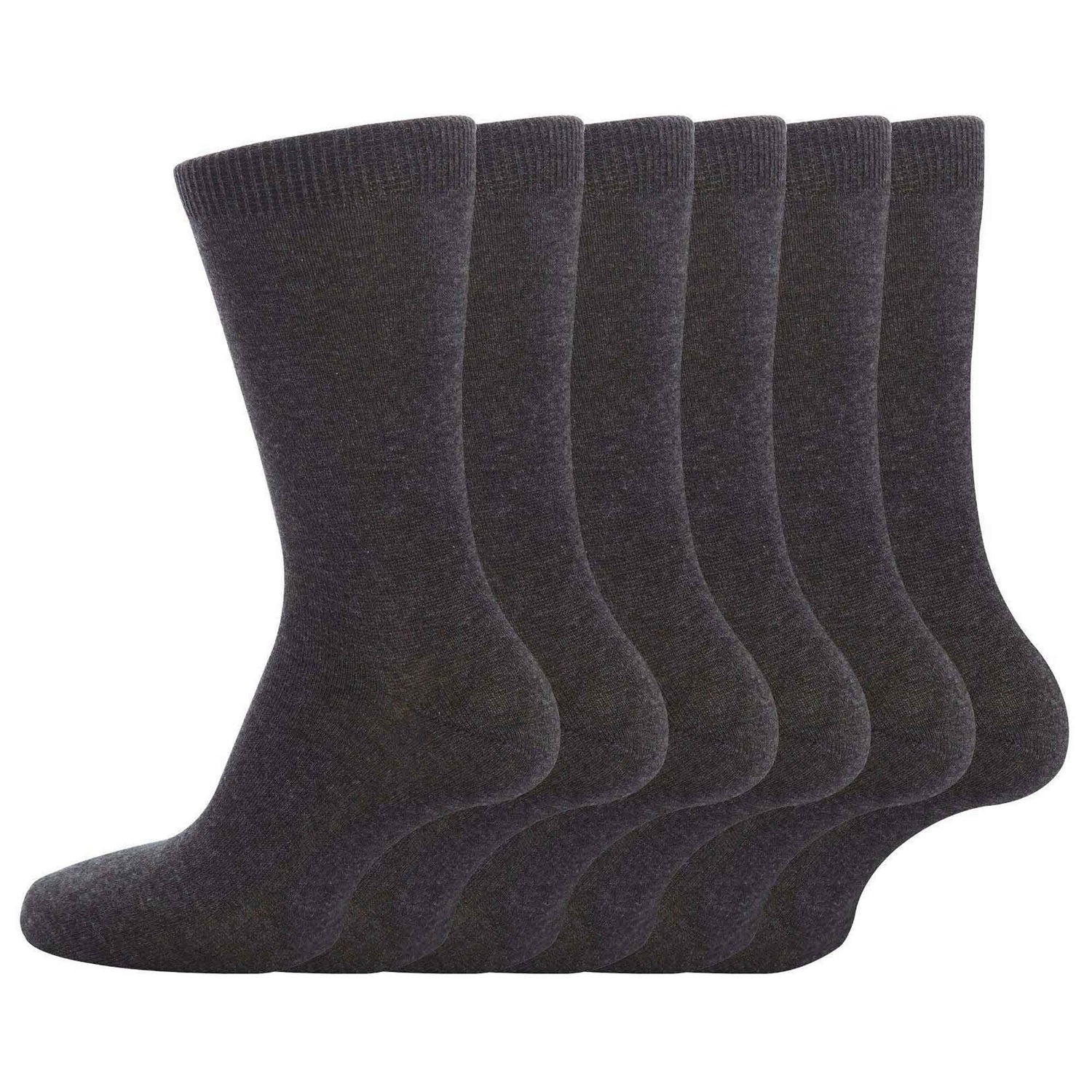 12 Pairs Kids Cotton School Socks Breathable Durable Ankle Socks Boys Girls Uniform Navy Grey Black White Sizes 2 to 12 by Sock Stack