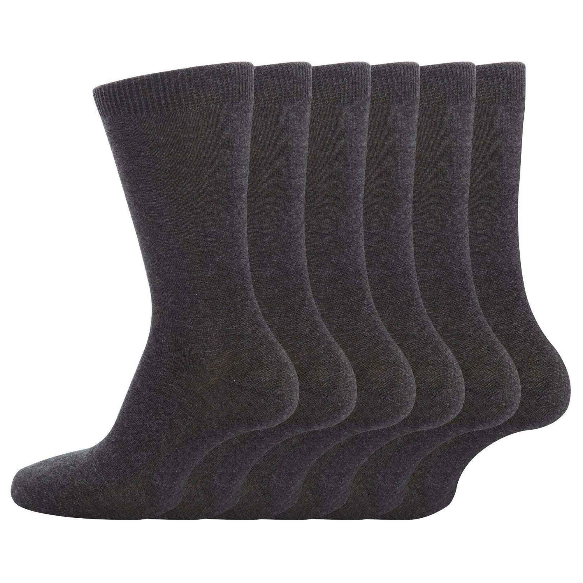12 Pairs Kids Cotton School Socks Breathable Durable Ankle Socks Boys Girls Uniform Navy Grey Black White Sizes 2 to 12 by Sock Stack