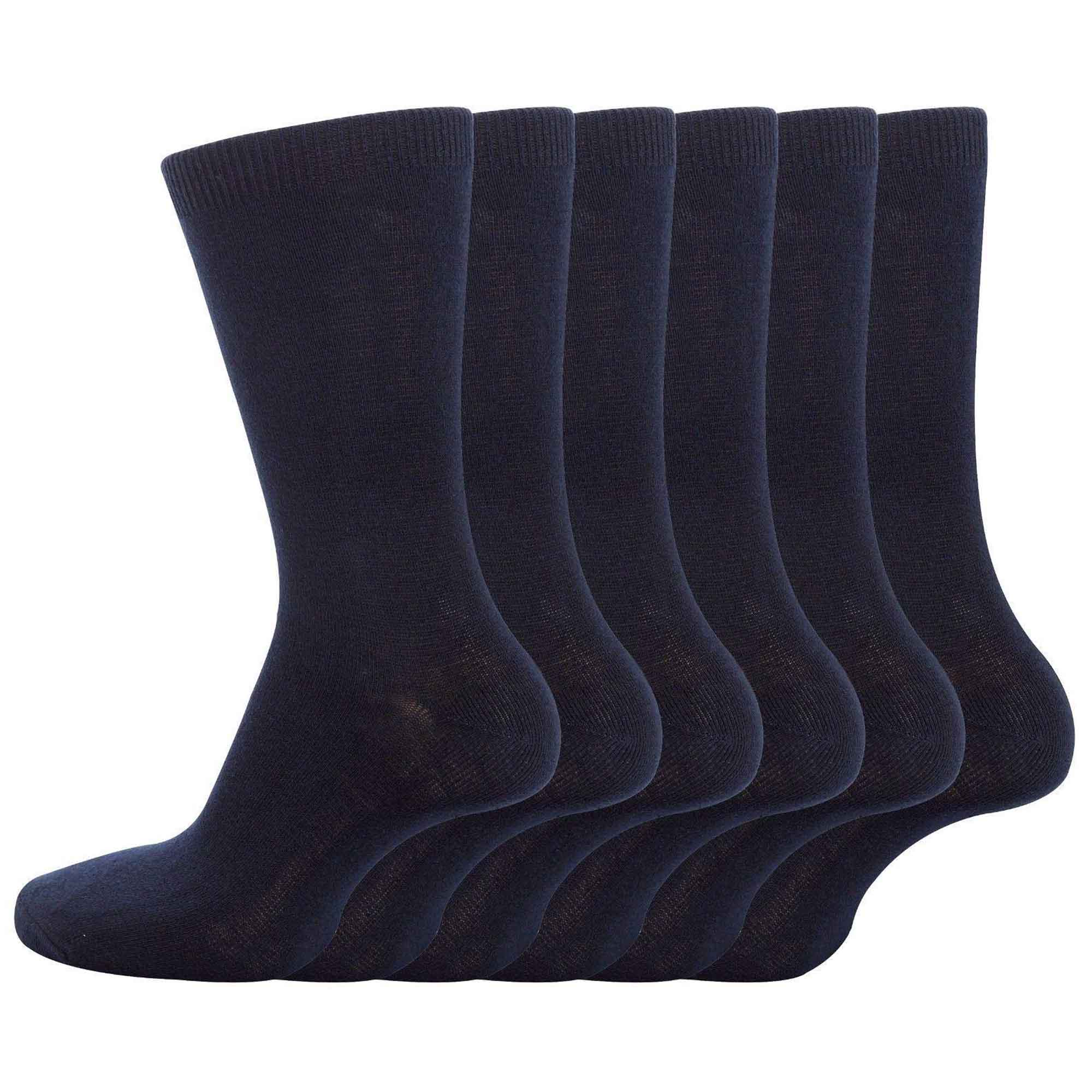 12 Pairs Kids Cotton School Socks Breathable Durable Ankle Socks Boys Girls Uniform Navy Grey Black White Sizes 2 to 12 by Sock Stack