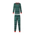 Christmas Print Contrast Color Parent-child Home Service Suit