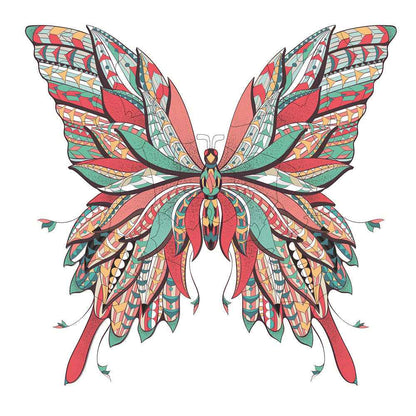 Each Piece Is Animal Shaped Christmas Gift Colorful Elephant Turtle Wooden Jigsaw Puzzles