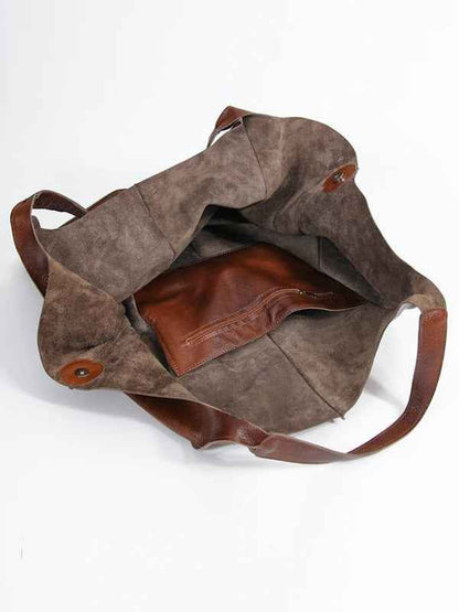 Vintage Large Capacity Handbags PU Soft Leather Big Bag Designer Luxury Women Shoulder Bag Beach On Vacation Woman Tote Bag