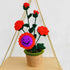 Handmade Sunflower Rose Flower Plush Plant Home Bedroom Decoration Christmas Valentine&