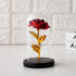 Immortal flower glass cover rose glass cover Valentine&