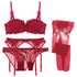 Sexy Lace  Cup Bra Set Christmas Valentine&