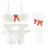 Sexy Lace  Cup Bra Set Christmas Valentine&