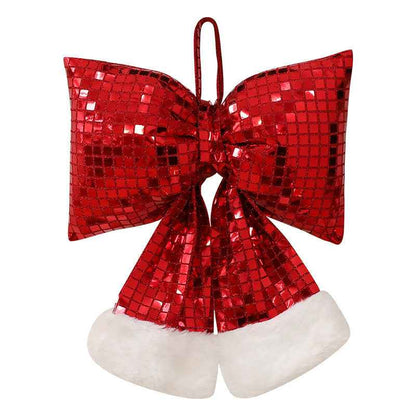 Mirror Bow Christmas Tree Decoration