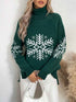 High Collar Christmas Sweaters Women&