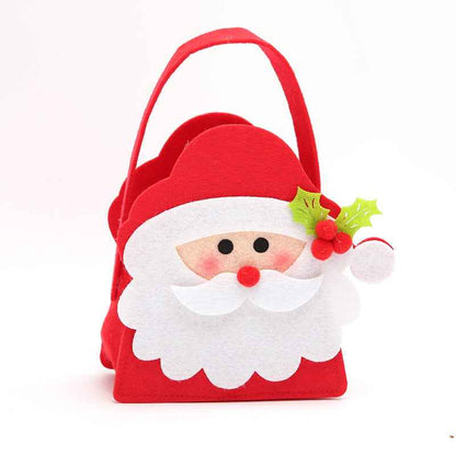 Christmas Santa Claus Candy Bag Elk Snowman Candy Bag Gift For Kids New Year Festival Party Decoration Christmas Supplie