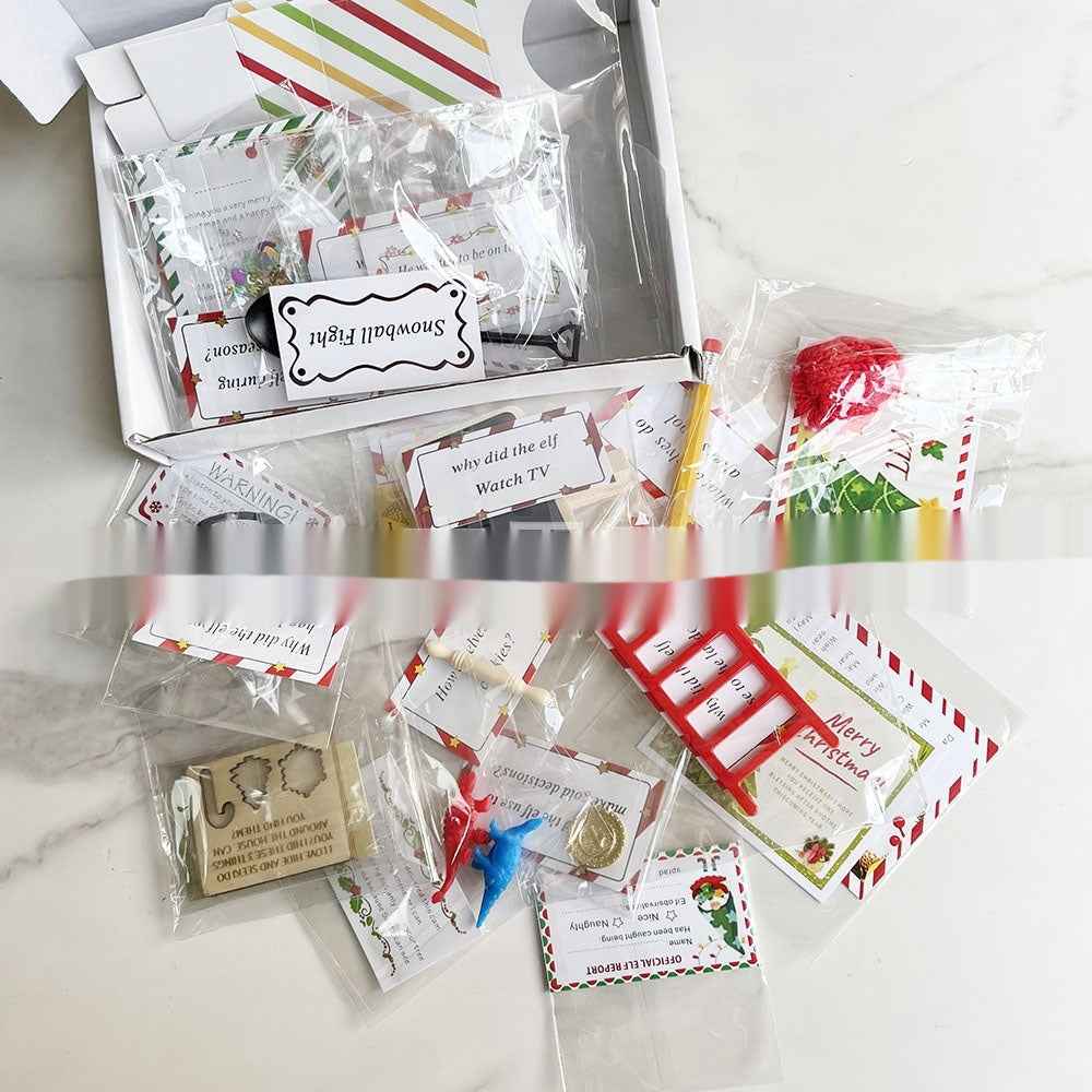 Christmas Gift Box 24-day Puzzle Christmas Countdown Cute Toy Decoration