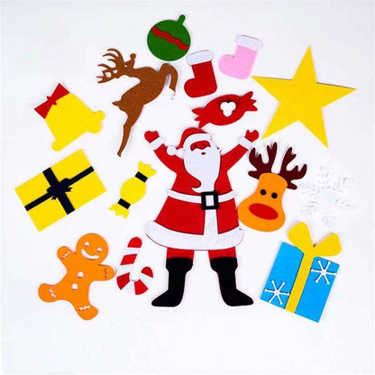 Felt Christmas Tree Or Snowman Holiday Decoration, Perfect For Homes, Classrooms, Offices, And Party Venues, Versatile Seasonal Decor, Festive Wall Art, Christmas Decorations, Best For Christmas, Ch