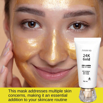 Ammuri Beauty 24K Gold Peel Off Mask for Radiant Skin