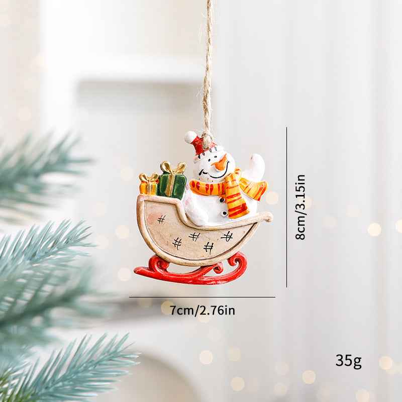 Christmas Decorations Cartoon Elk Ornaments