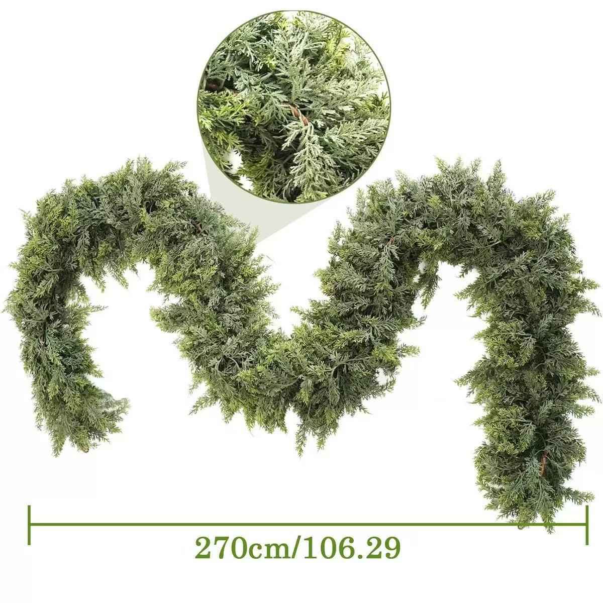 Christmas Holiday Simulation Soft Rubber Hand Feeling Cedar Table Decorative Ornament