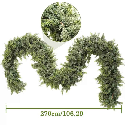 Christmas Holiday Simulation Soft Rubber Hand Feeling Cedar Table Decorative Ornament