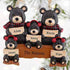 Decoration Bear Family Pendant DIY Name Christmas Tree Personalized Charm Father&