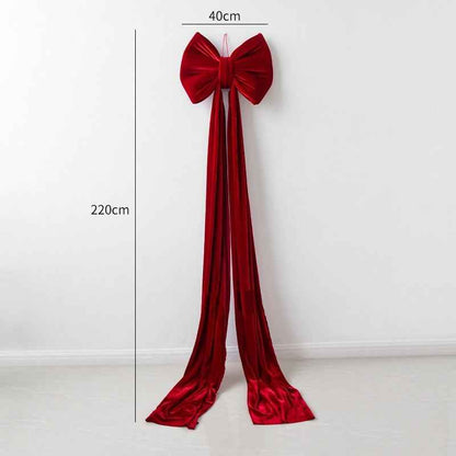 Christmas Decoration Velvet Large Bow Decoration