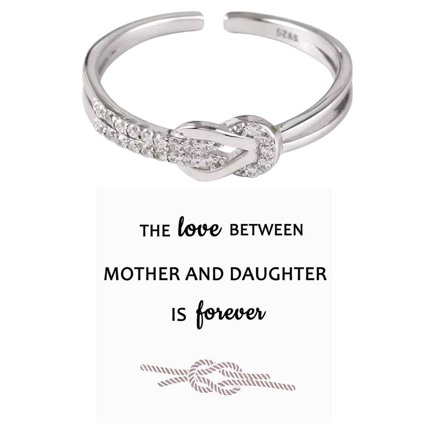 Arrival Fashion Simple Opening Ring Female Mother And Daughter Ring Mother&