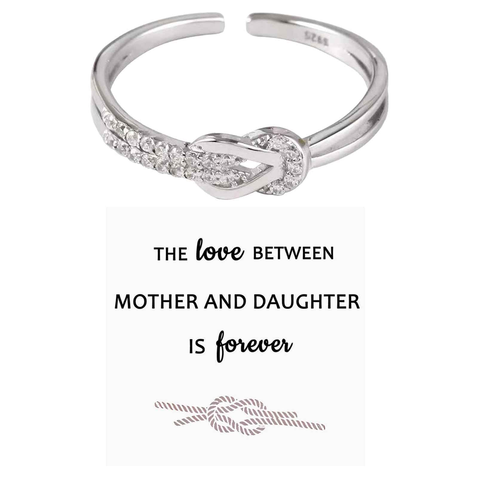 Arrival Fashion Simple Opening Ring Female Mother And Daughter Ring Mother&