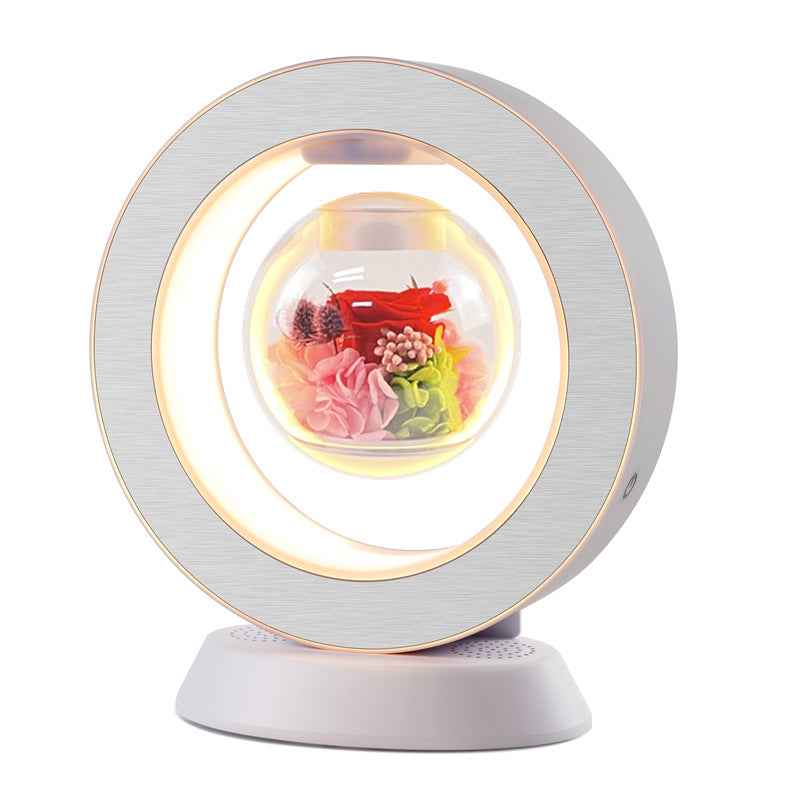 Magnetic Suspension Preserved Fresh Flower Bluetooth Audio Creative Valentine&