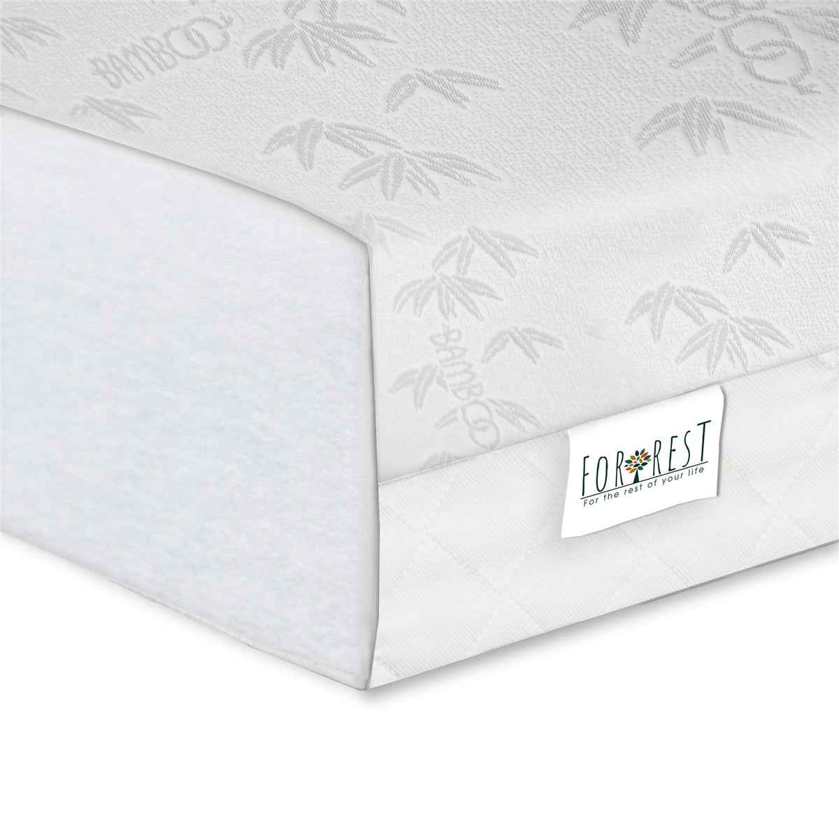 ForRest 2in1 Reversible Bamboo &amp; Waterproof Cot &amp; Cotbed Mattress
