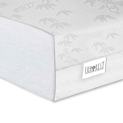 ForRest 2in1 Reversible Bamboo &amp; Waterproof Cot &amp; Cotbed Mattress