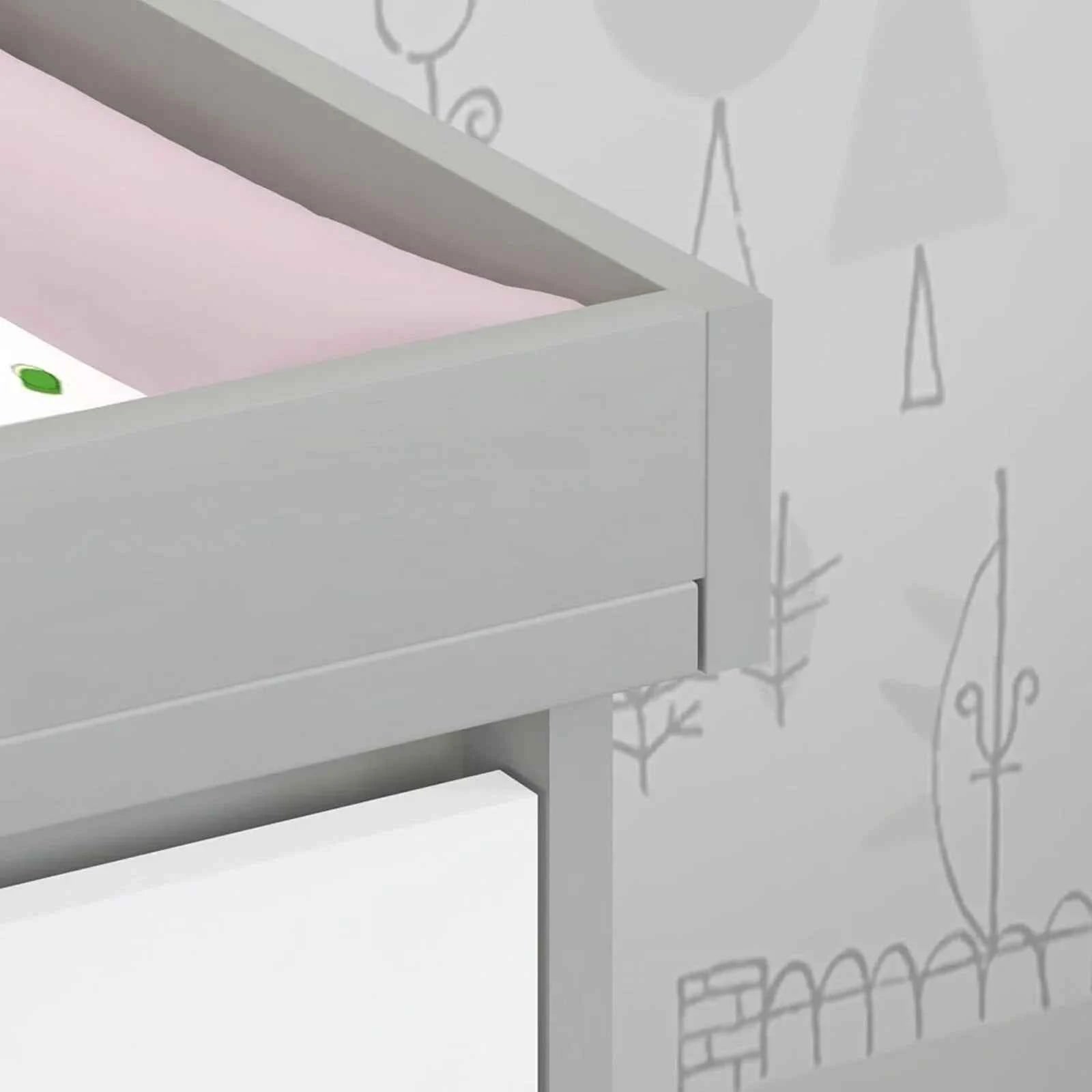 Shefa Kids 880 Baby Changing Unit - Grey/White