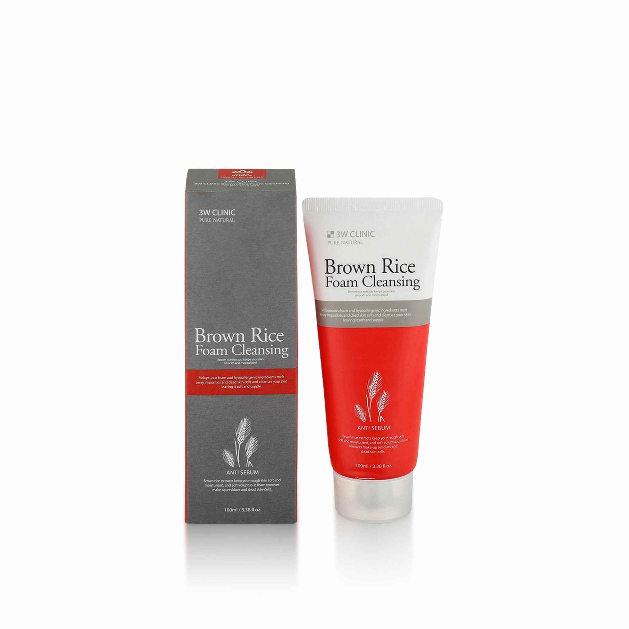CLINIC 3W Brown Rice Foam Cleansing 100g
