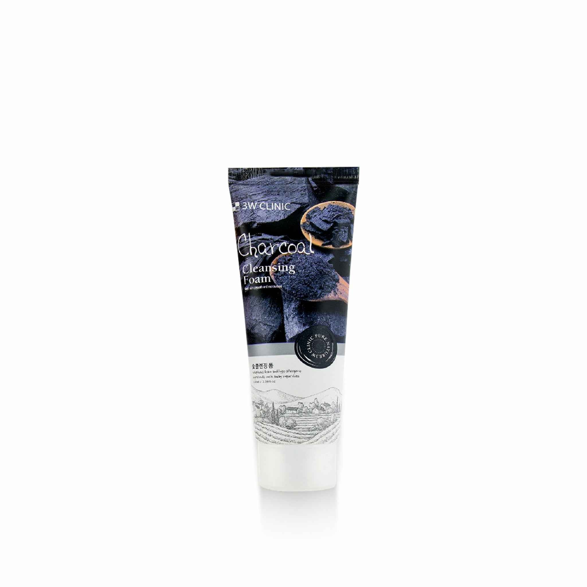 CLINIC 3W Charcoal Cleansing Foam 100ml