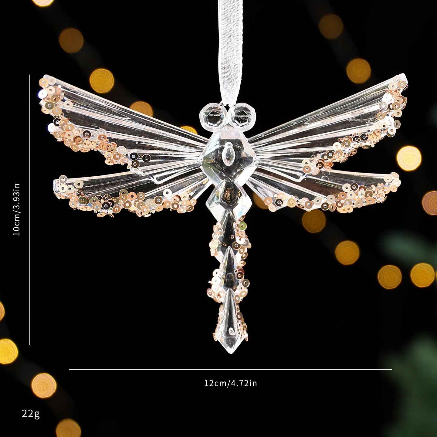 Christmas Decorations Sequined Acrylic Pendant