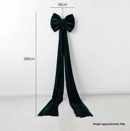 Christmas Decoration Velvet Large Bow Decoration