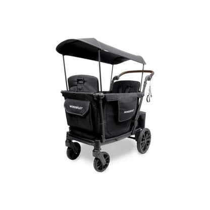 Wonderfold L2 Quad Stroller Wagon - Black