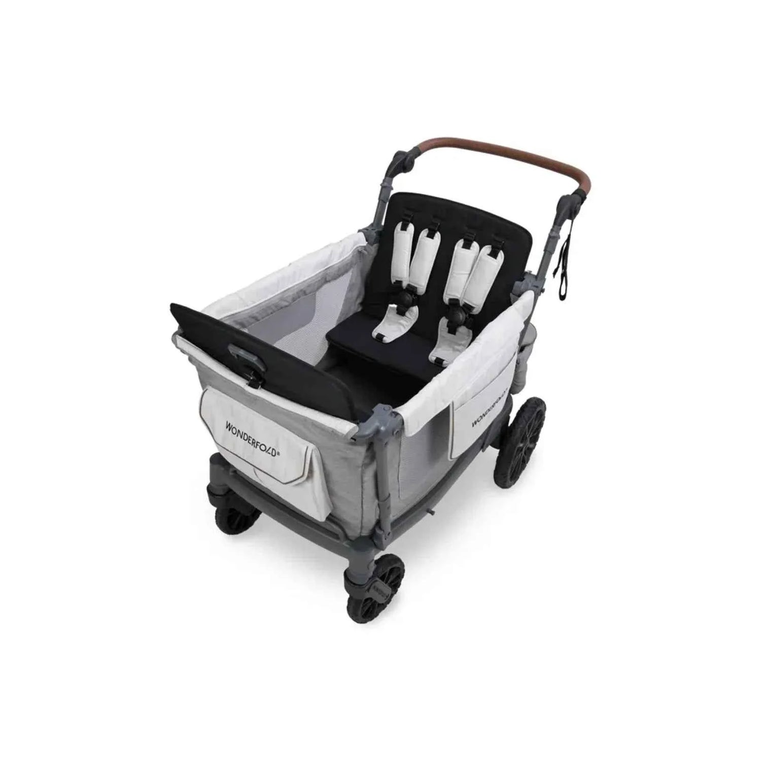Wonderfold L4 Quad Stroller Wagon - Grey