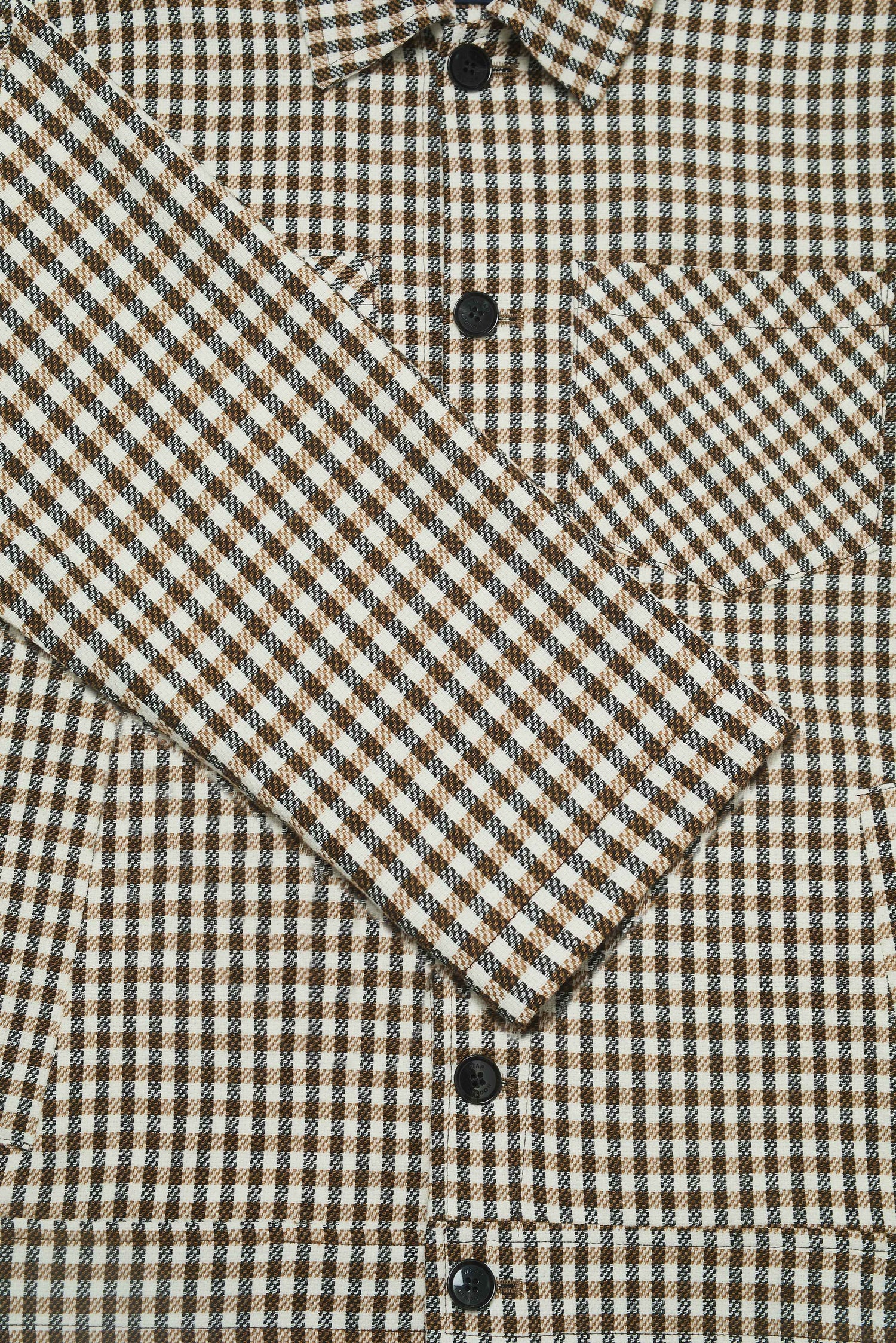 Turner Shacket - Tan Check Silvia