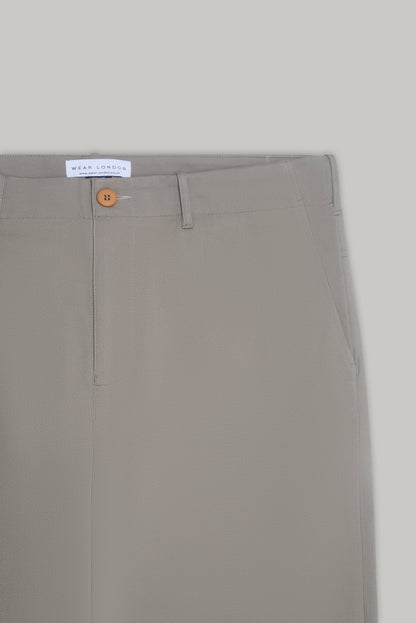 Wentworth Trouser - Mushroom Comfort Stretch