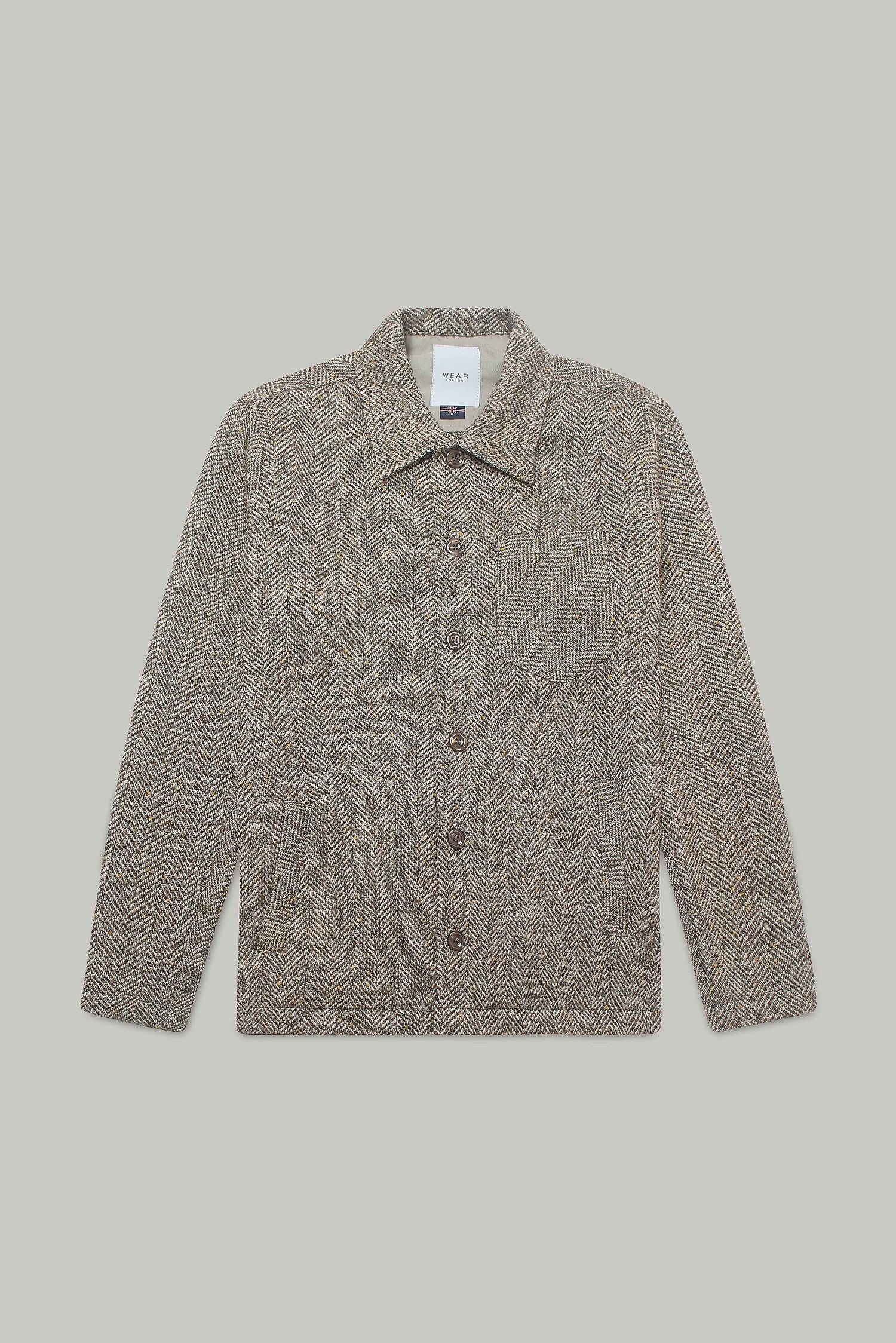 Theydon Overshirt - Orlon Taupe