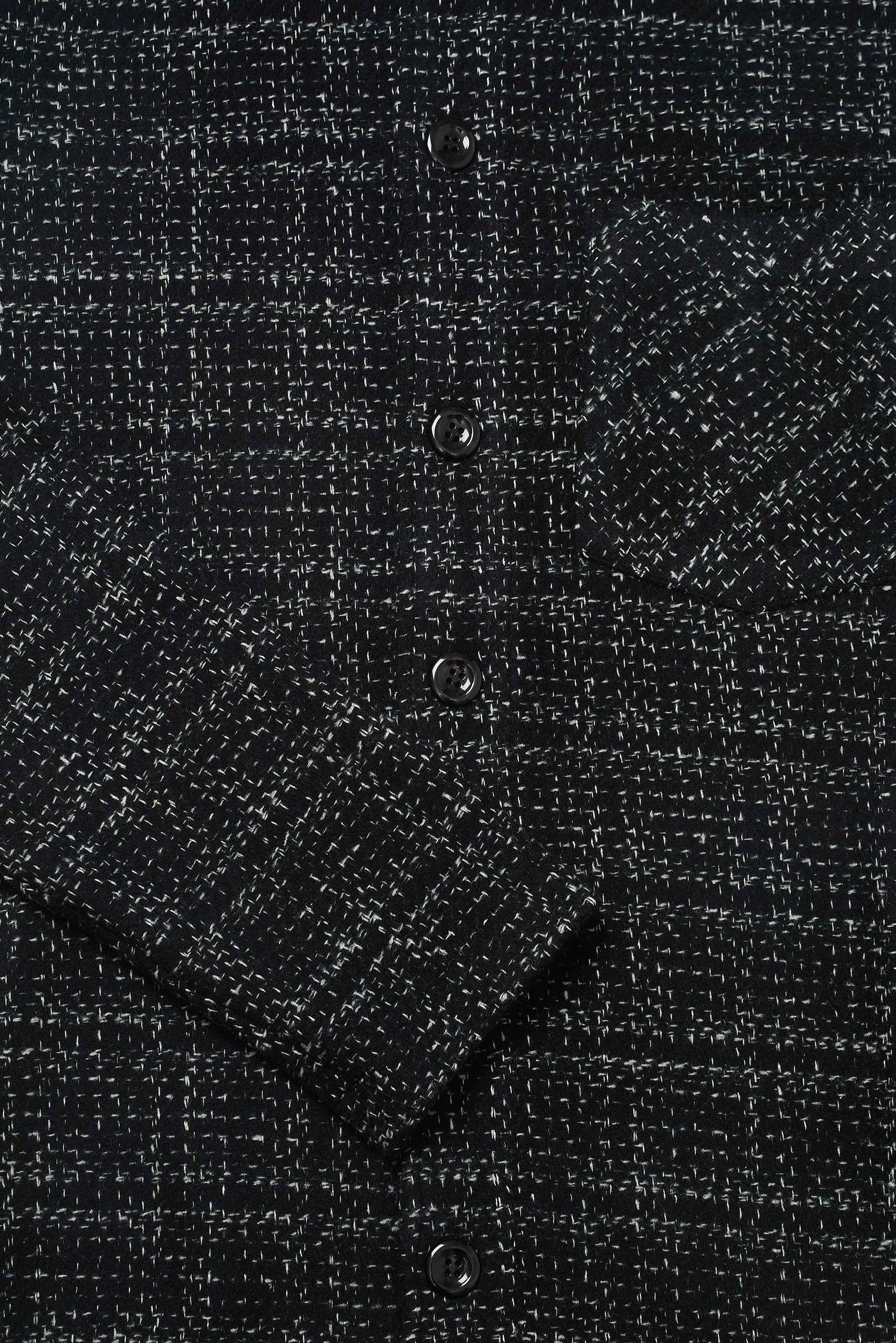 Theydon Frame Overshirt - Black / White