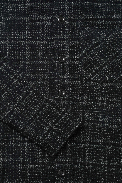 Theydon Frame Overshirt - Black / White