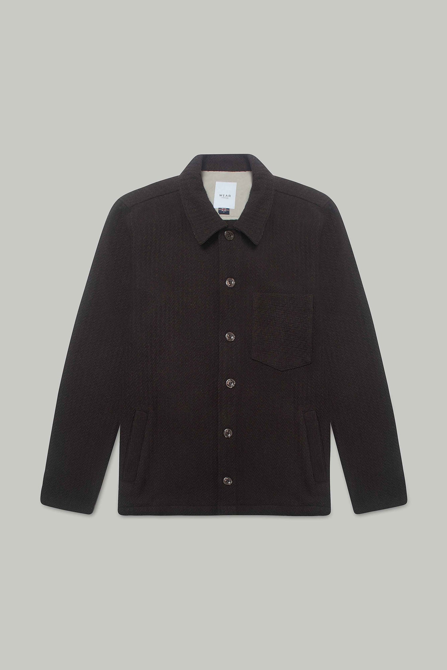Theydon Overshirt - Chocolate Waffle